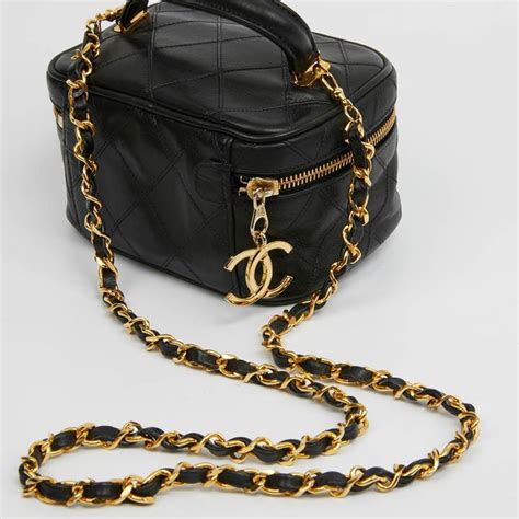 chanel vanity case small or medium|chanel vanity bag vintage.